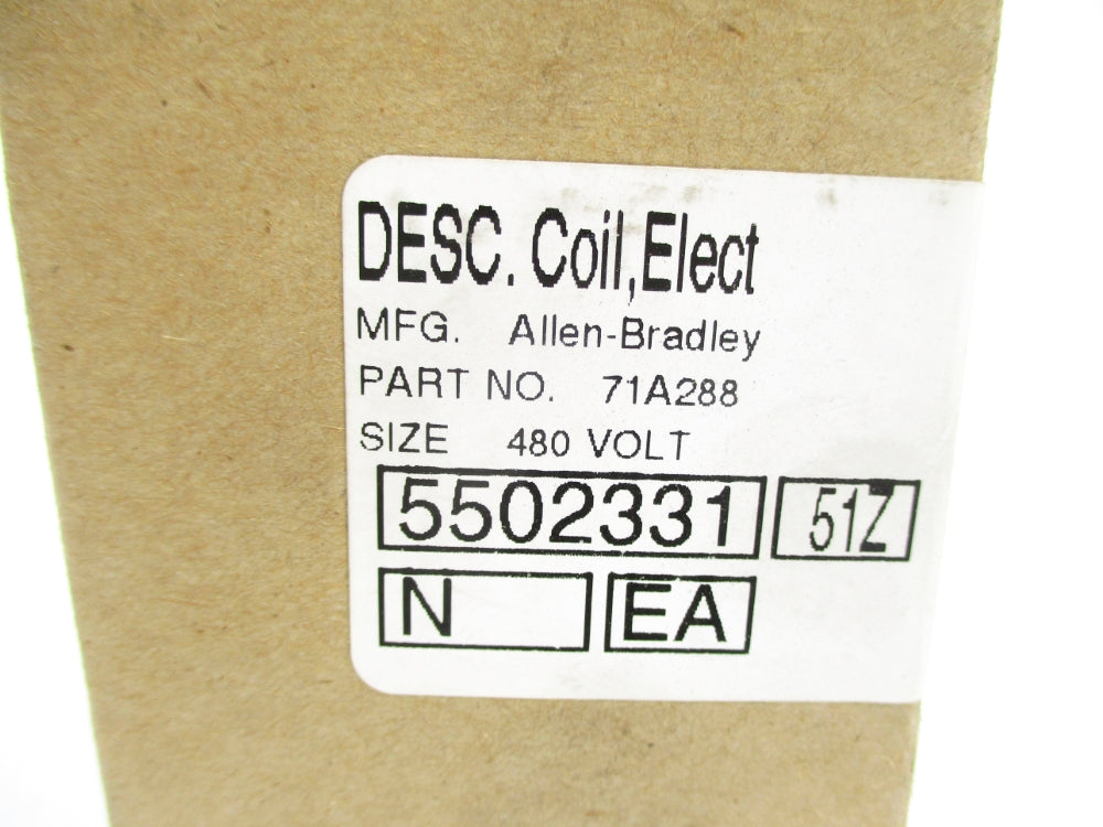 INDUSTRIAL SPARE PART 71A288 440/480V (BR/WH) NSMP