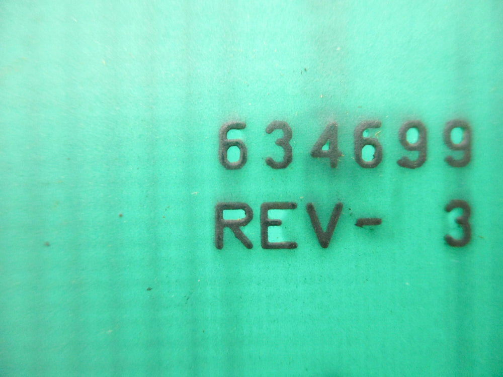 INDUSTRIAL SPARE PART 634699 REV. 3 UNMP