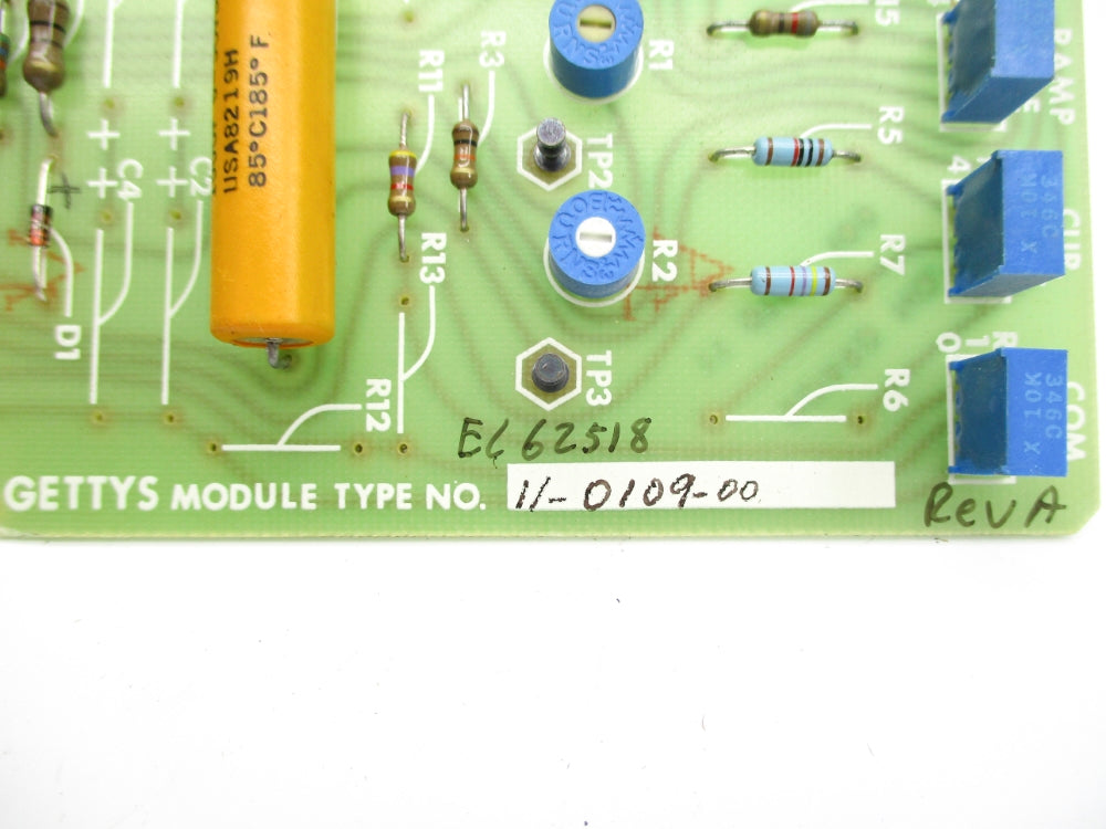 GETTYS 11-0109-00 REV. A UNMP