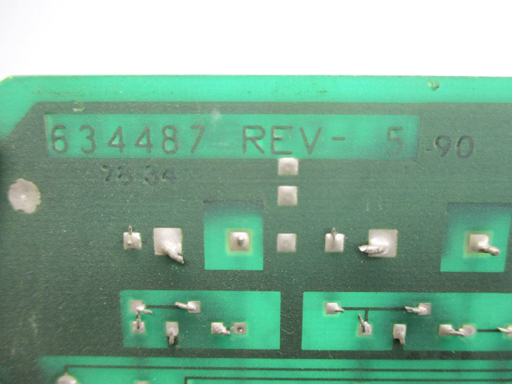 INDUSTRIAL SPARE PART 634487-90 REV. 5 UNMP