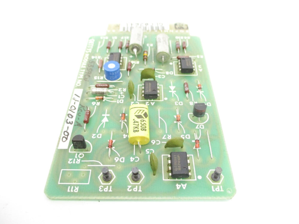 GETTYS 11-0103-00 REV. A REMAN
