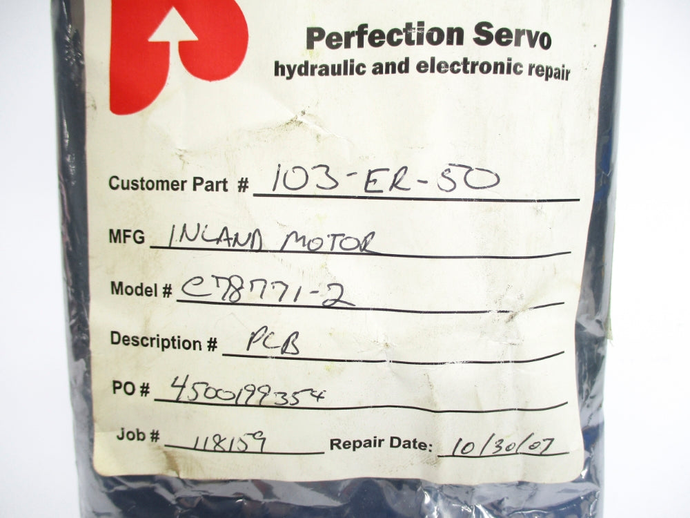 INLAND MOTOR C78771-2 REV. 1 REMAN