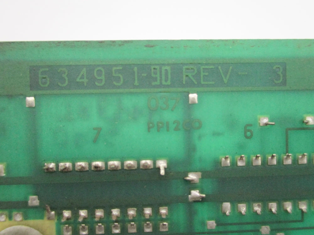 INDUSTRIAL SPARE PART 634951-90 REV. 3 UNMP