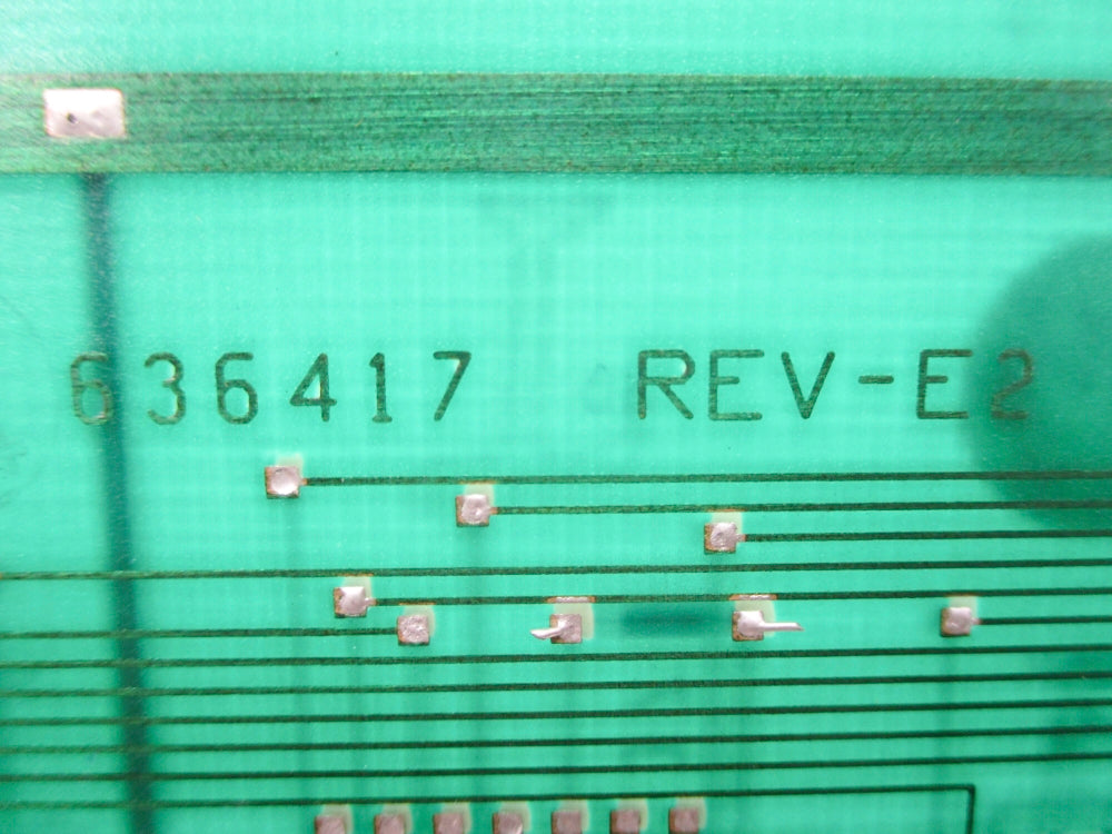 INDUSTRIAL SPARE PART 636417 REV. E2 UNMP