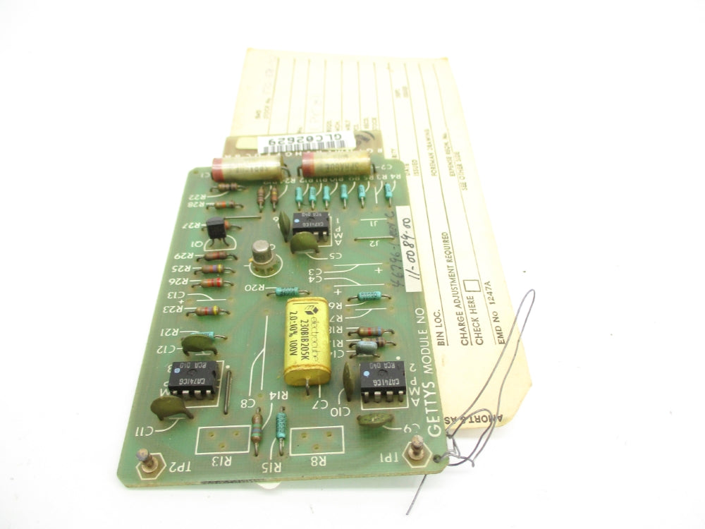 GETTYS 11-0089-00 REV. C REMAN