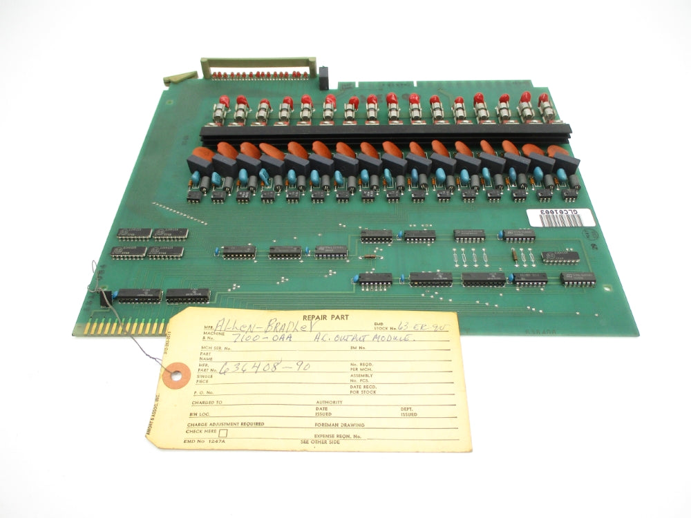 INDUSTRIAL SPARE PART 636408-90 REV. 1 REMAN