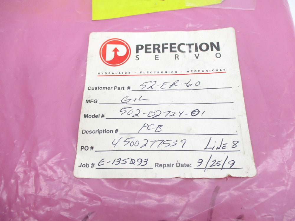 GIDDINGS & LEWIS 502-02724-01 REMAN