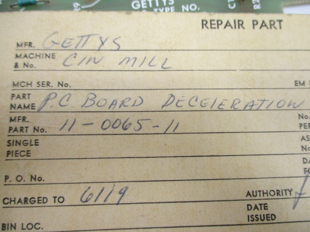 GETTYS 11-0065-11 REMAN