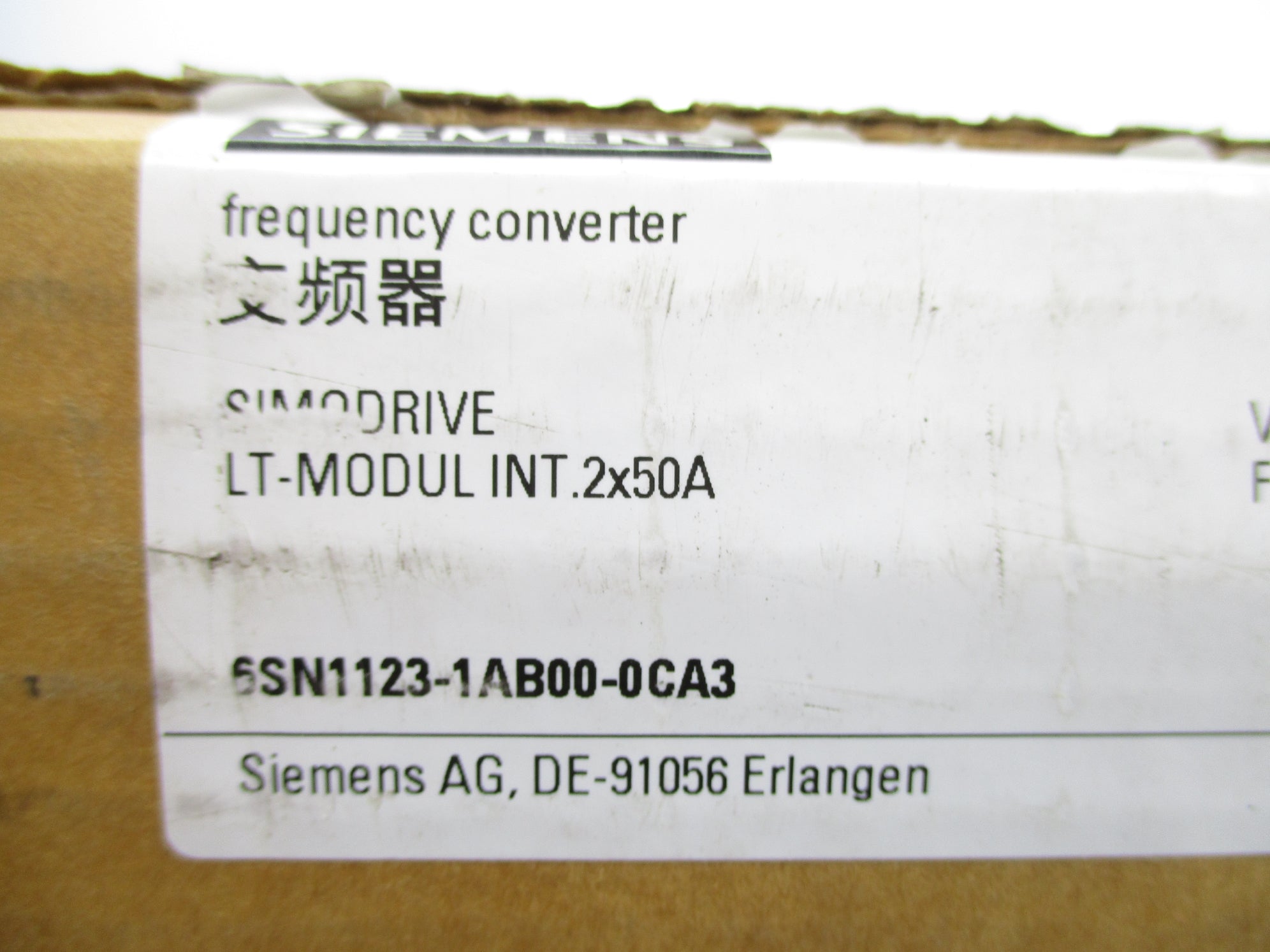 SIEMENS 6SN1123-1AB00-0CA3 NSMP