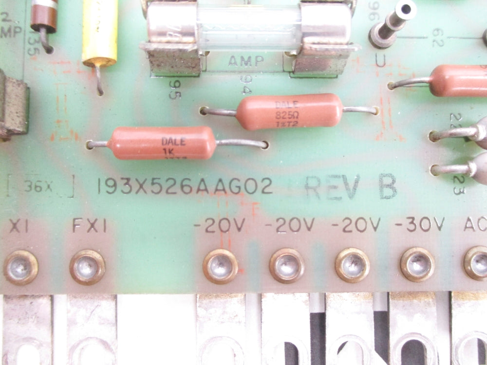 GENERAL ELECTRIC 193X526AAG02 REV. B REMAN