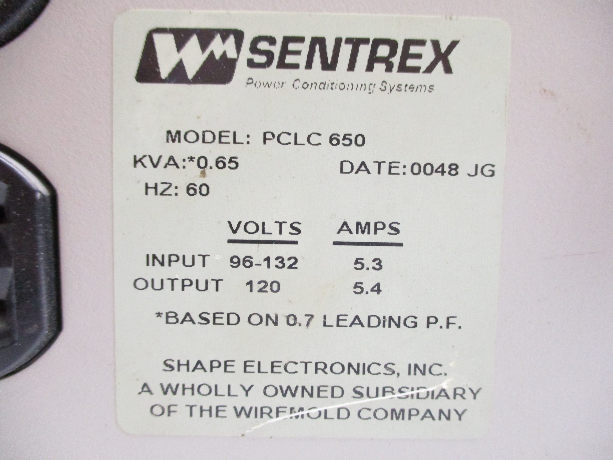 SENTREX PCLC650 UNMP