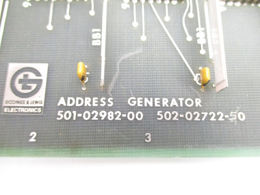 GIDDINGS & LEWIS 502-02722-50 UNMP