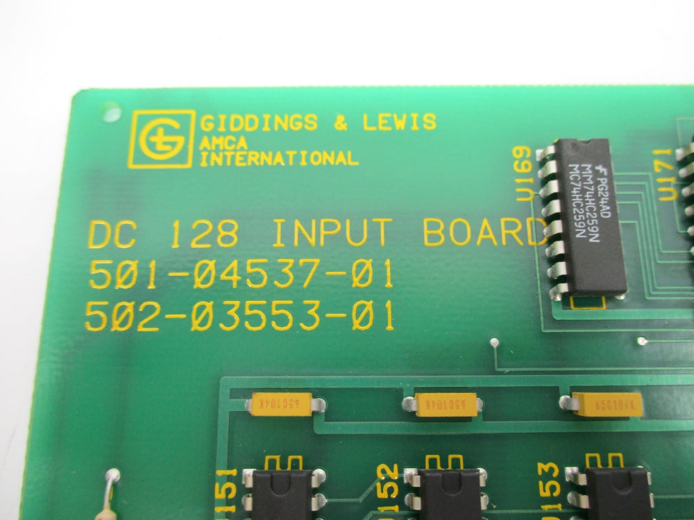 GIDDINGS & LEWIS 501-04537-01 UNMP