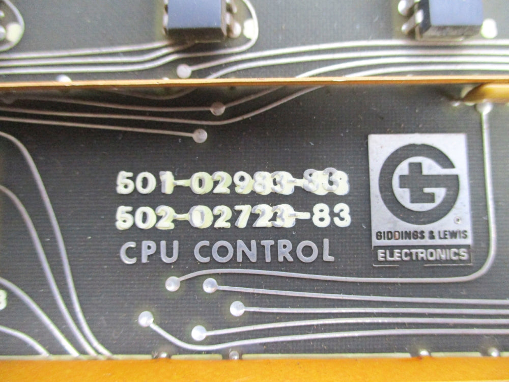 GIDDINGS & LEWIS 501-02983-83 UNMP