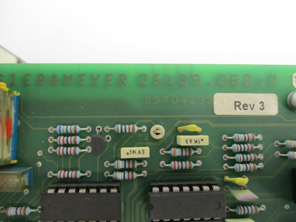 SIEB&MEYER R-SERVO 5.1 26.39.058.2 REV. 3 UNMP