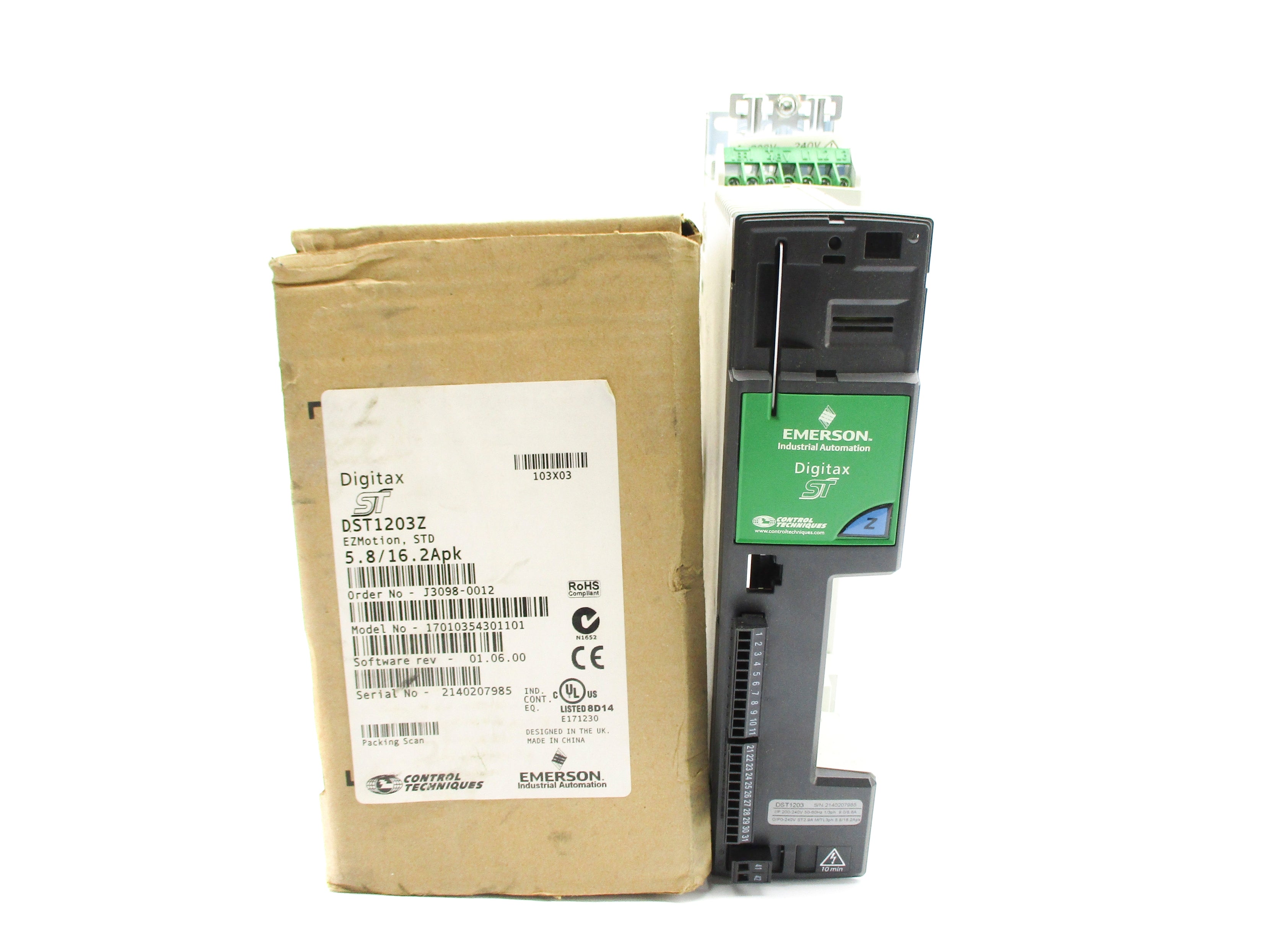 CONTROL TECHNIQUES DST1203Z NSMP