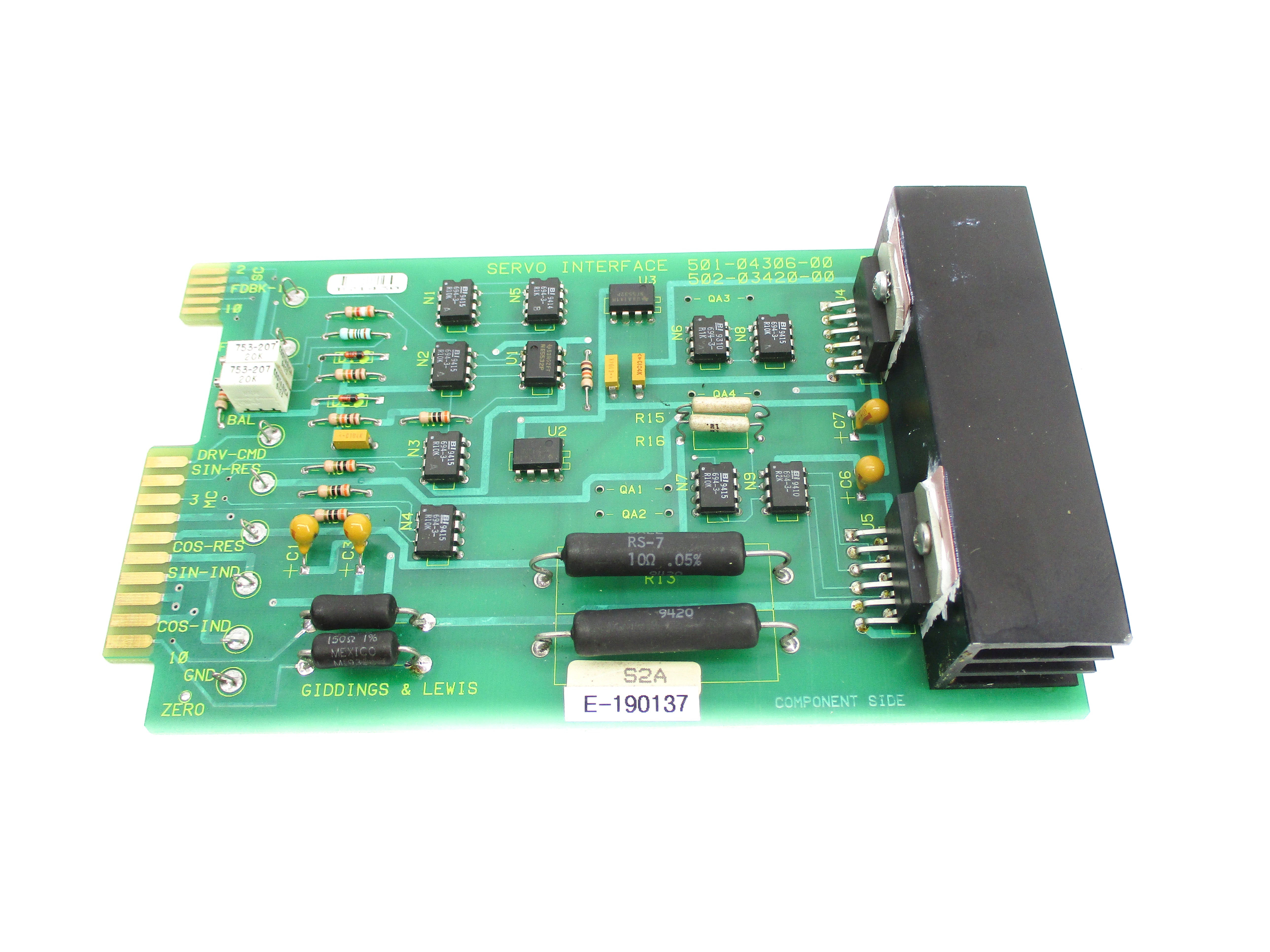 GIDDINGS & LEWIS 501-04306-00 REV. 1 UNMP