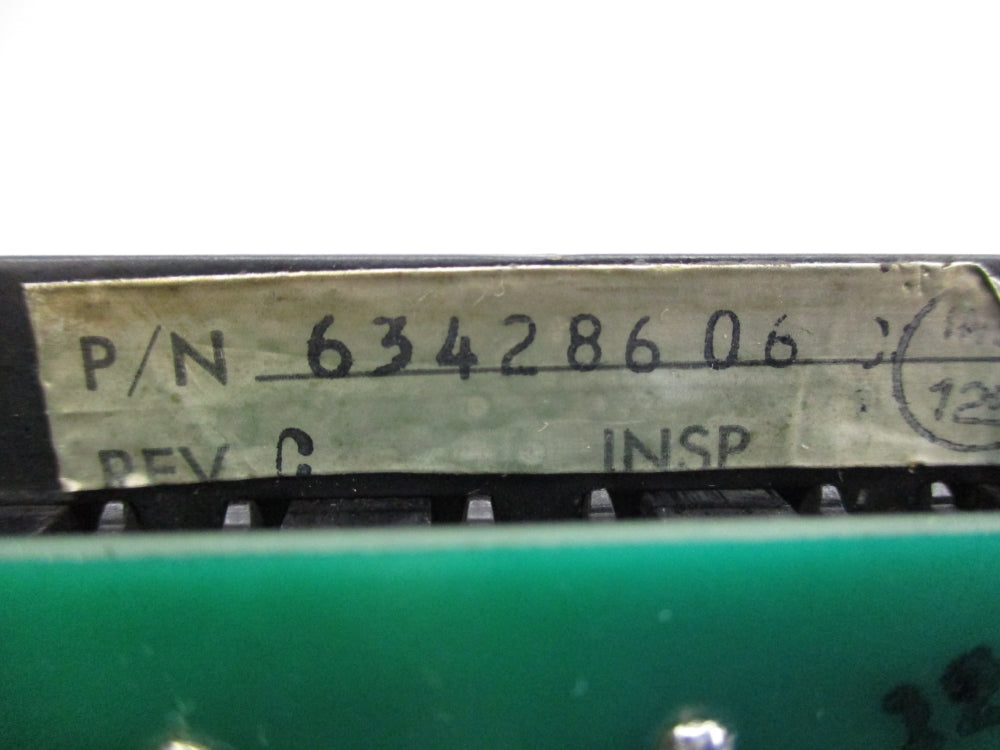 INDUSTRIAL SPARE PART 63428606 REV. C UNMP