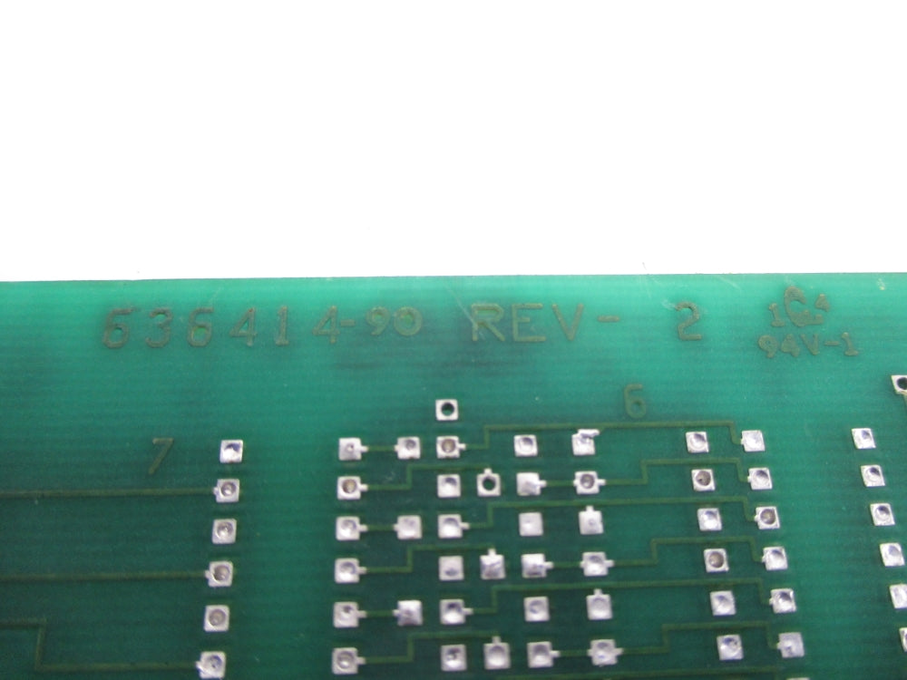 INDUSTRIAL SPARE PART 636414-90 REV. 2 UNMP