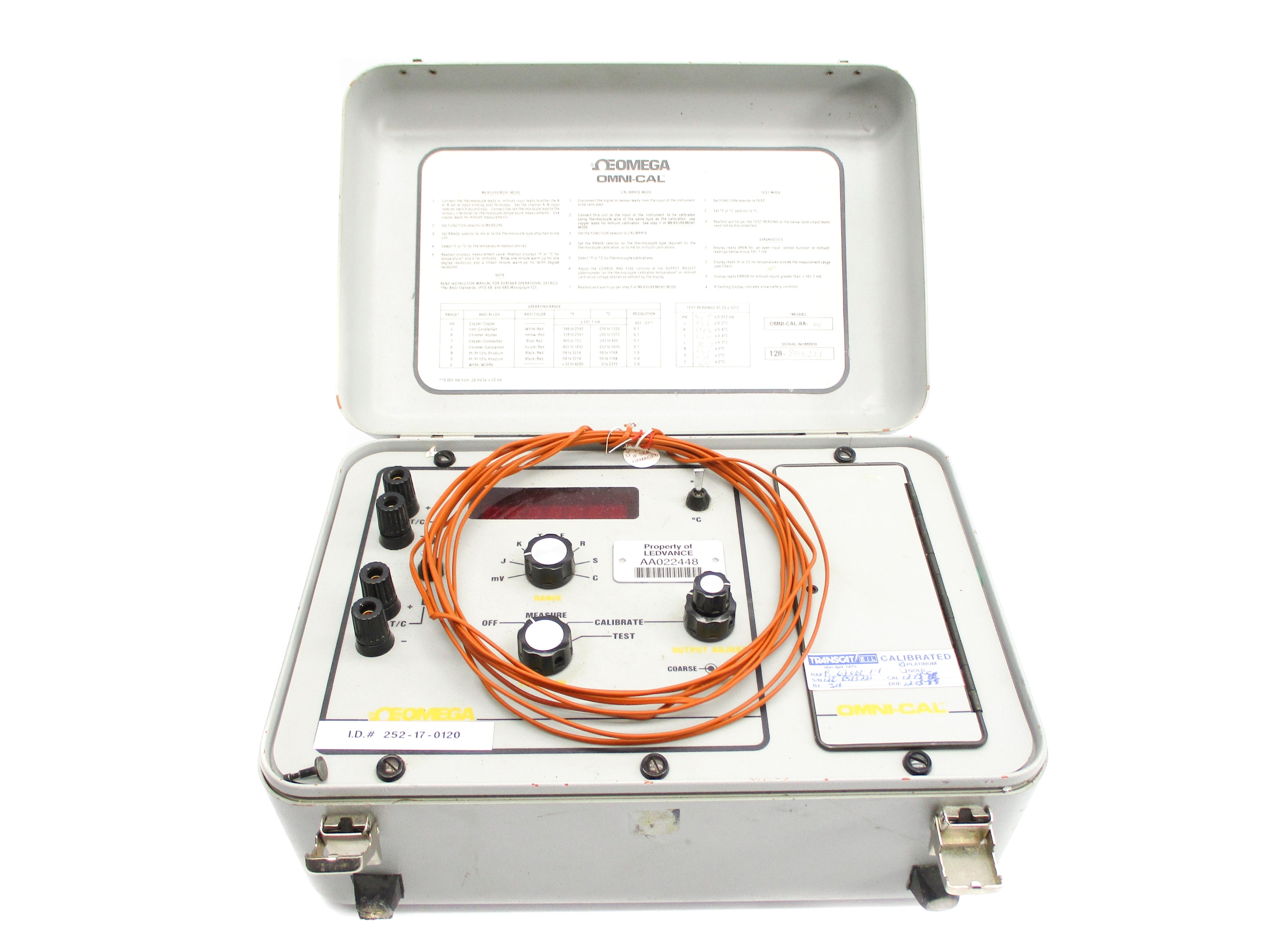 OMEGA OMNI-CAL-8A-110 UNMP