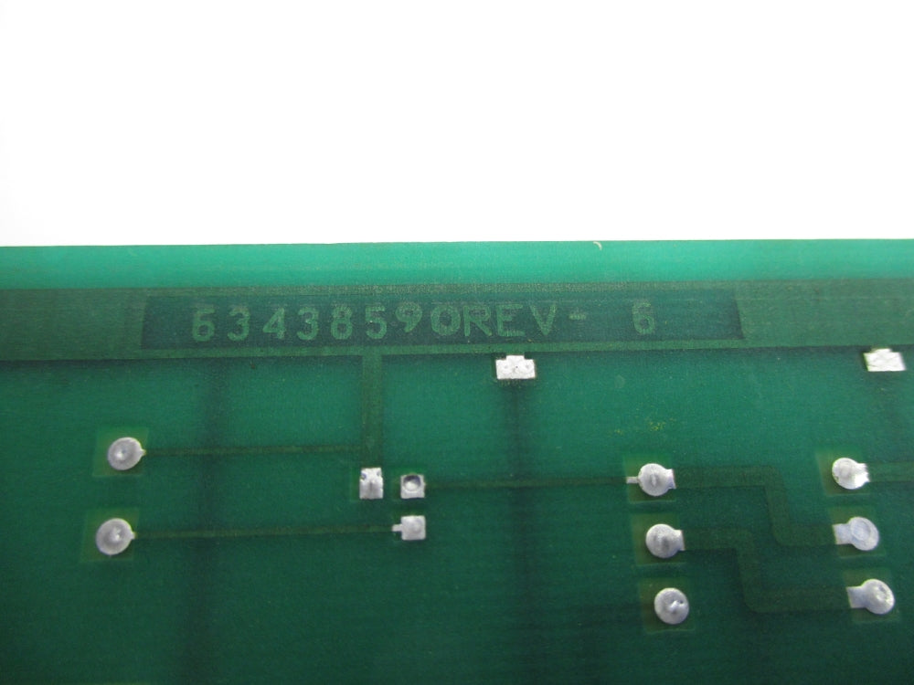 INDUSTRIAL SPARE PART 634385-90 REV. 6 UNMP