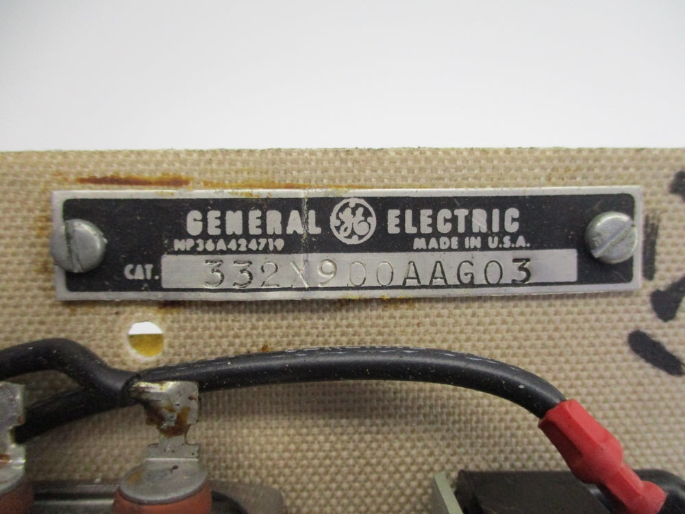GENERAL ELECTRIC 332X900AAG03 UNMP