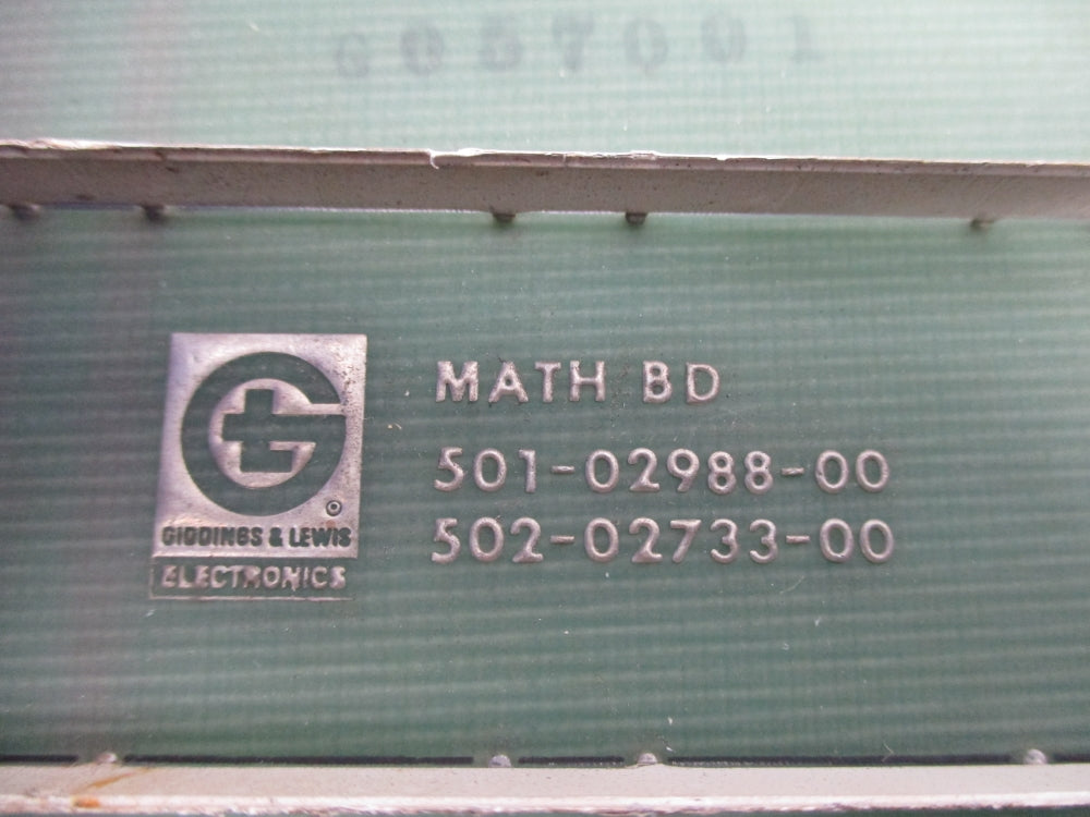 GIDDINGS & LEWIS 501-02988-00 UNMP
