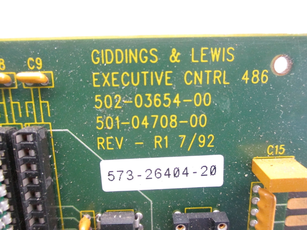 GIDDINGS & LEWIS 573-26404-20 REV. R1 UNMP