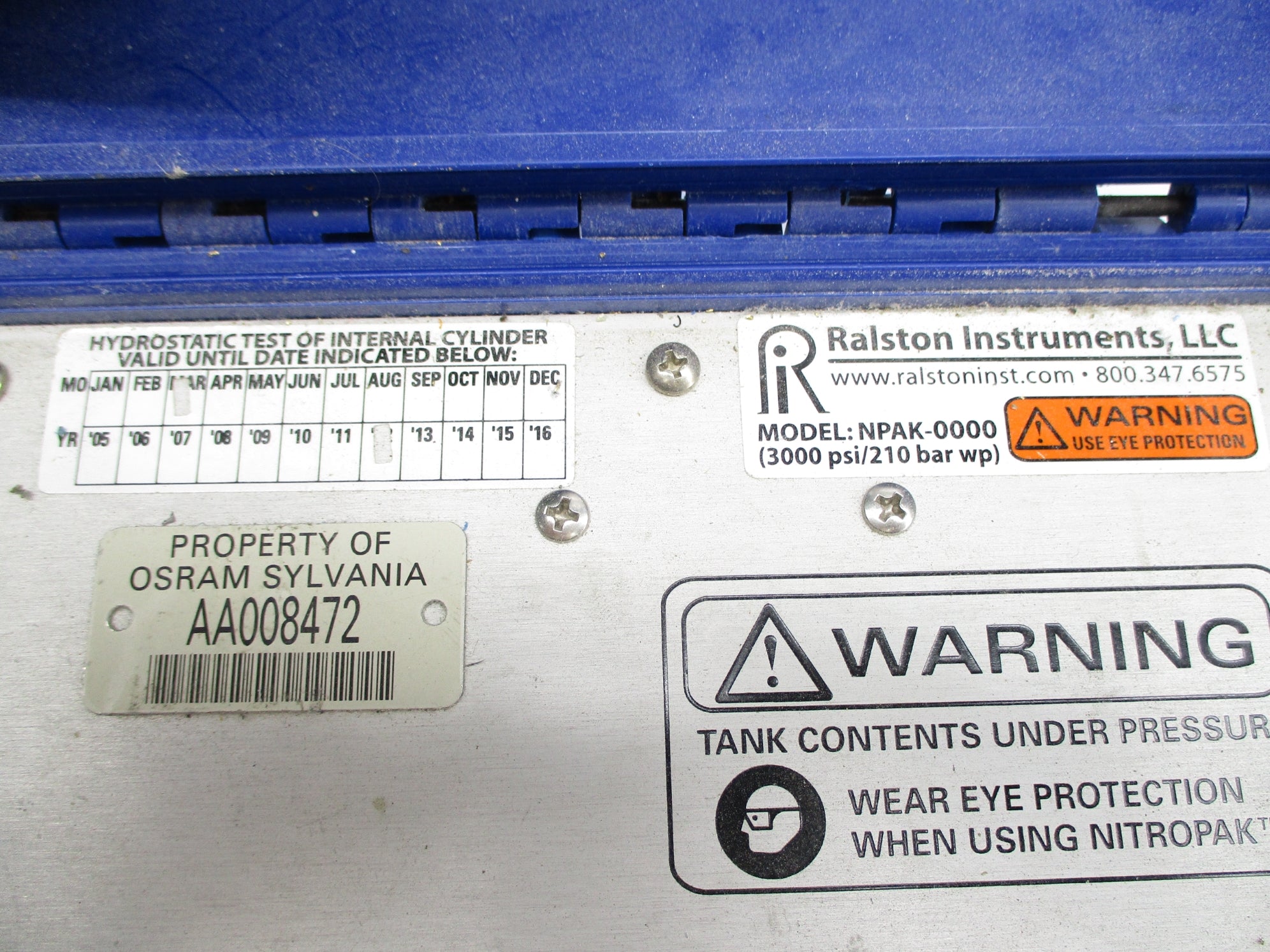 RALSTON INSTRUMENTS NPAK-0000 NSNP