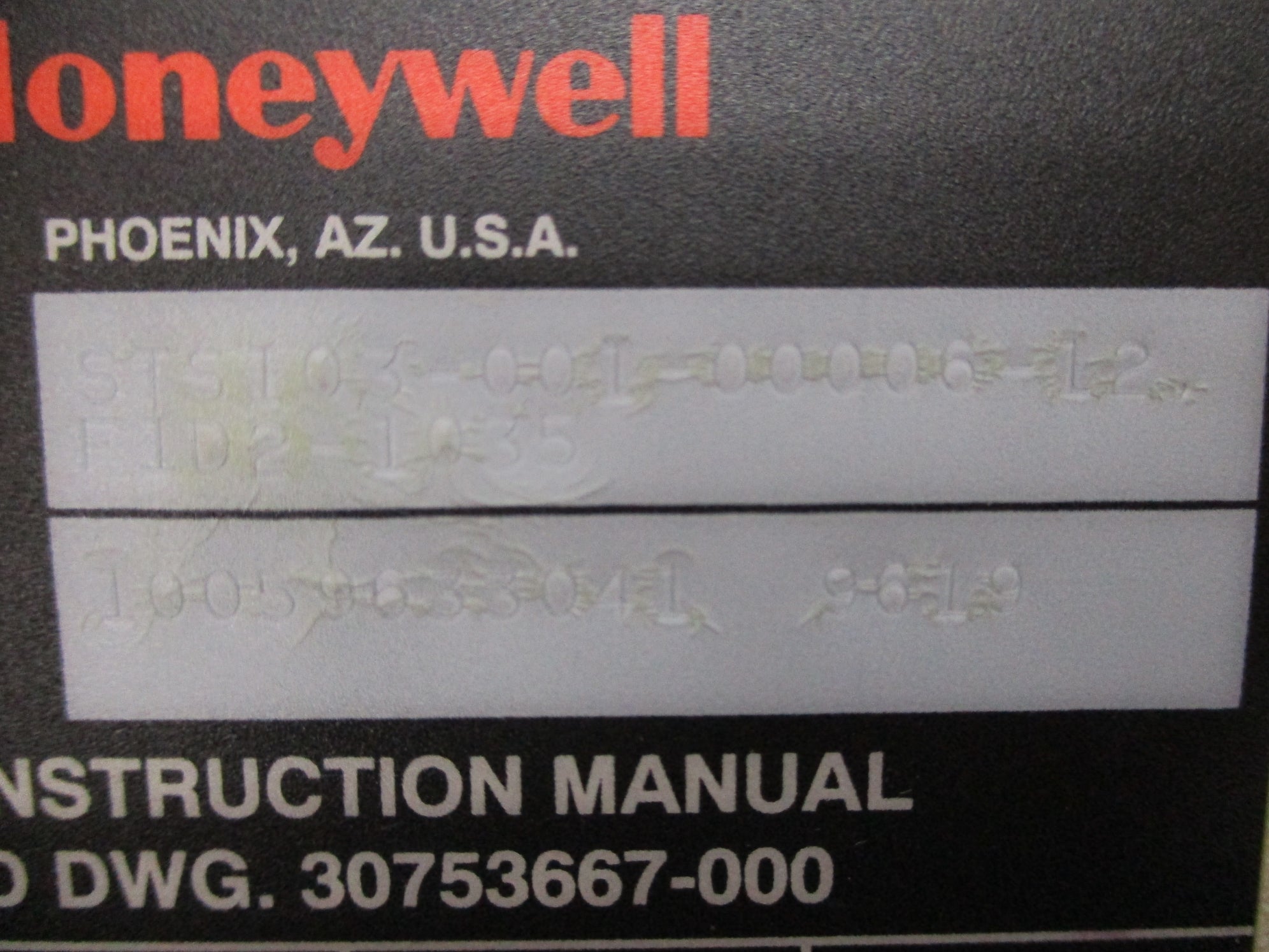 HONEYWELL STS103-001-00006-12F1D2-1035 NSNP