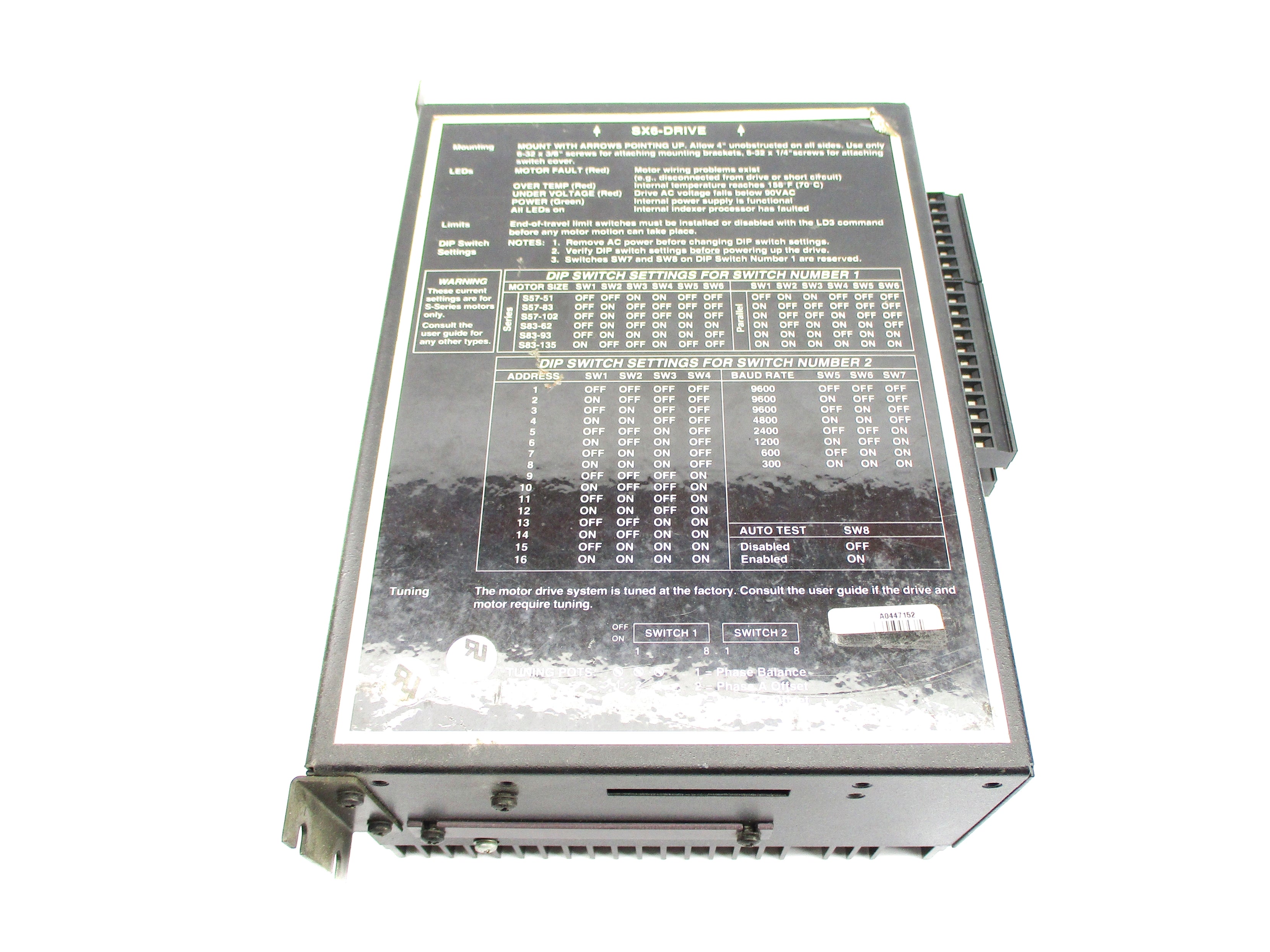 PARKER SX6-DRIVE NSNP
