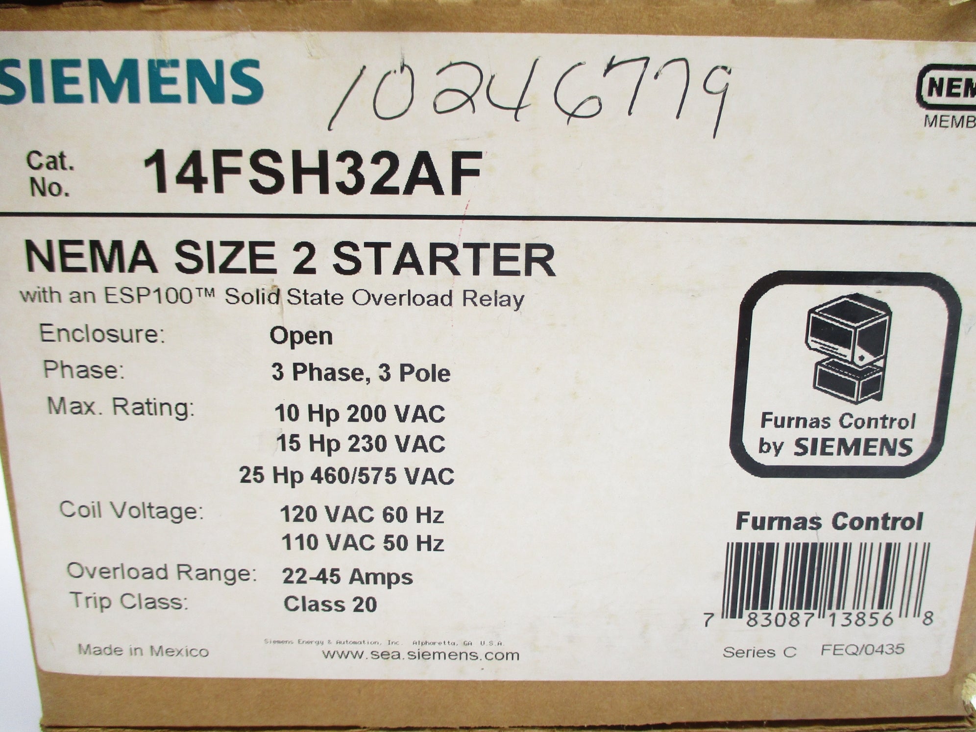 SIEMENS 14FSH32AF NSMP
