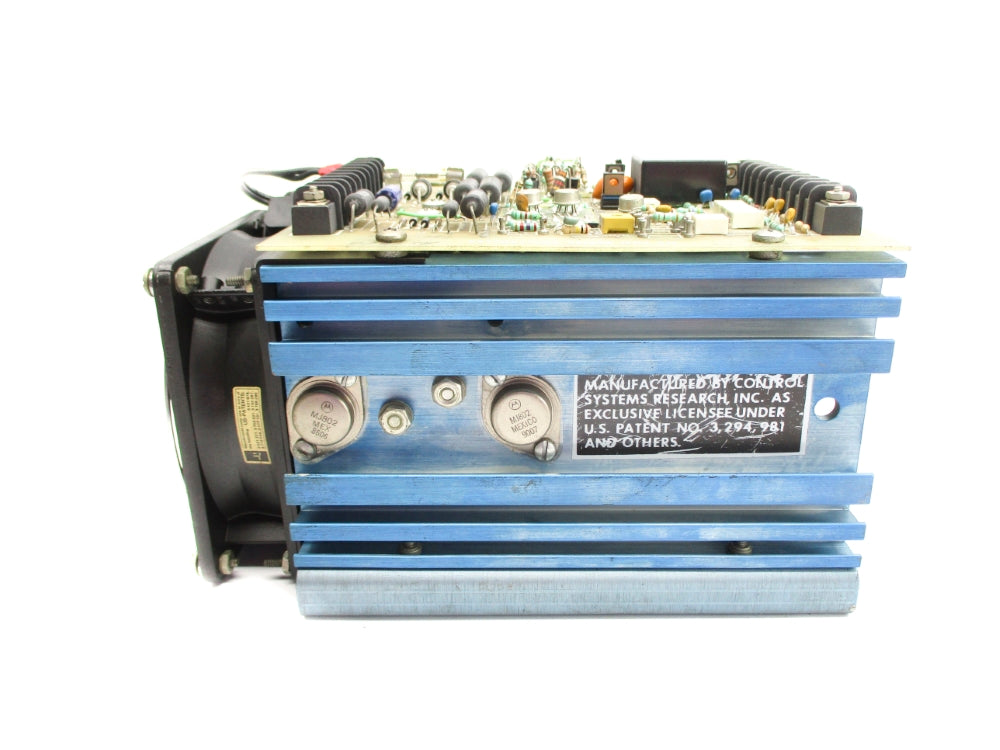 CONTROL SYSTEMS RESEARCH NC102F 86-09-058 UNMP