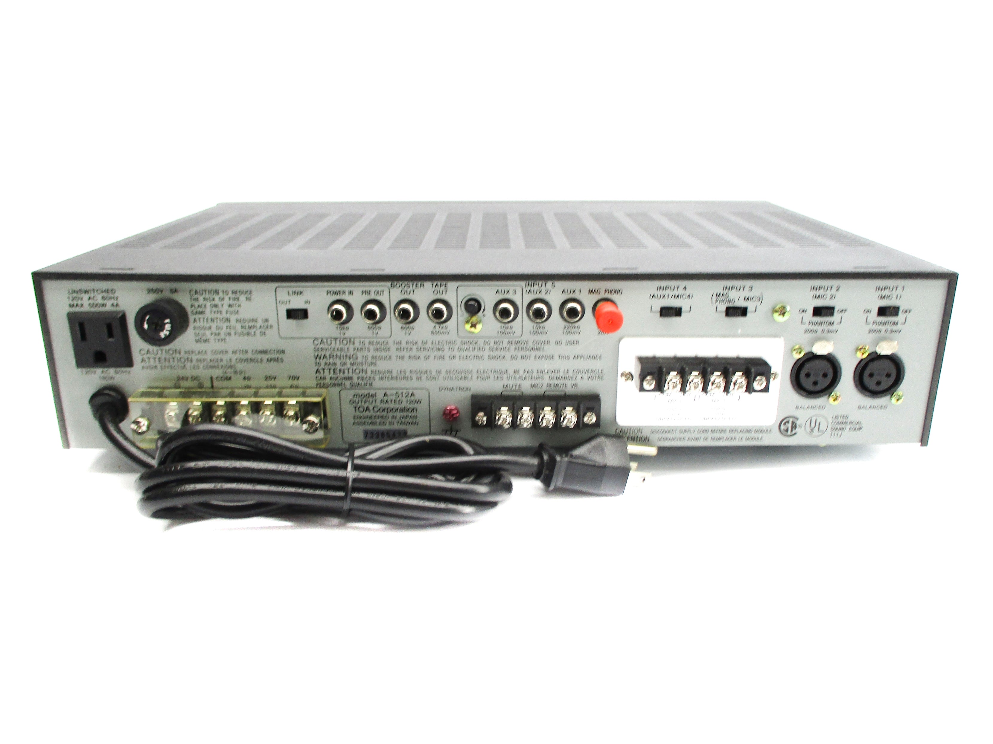 TOA CORPORATION A-512A NSNP