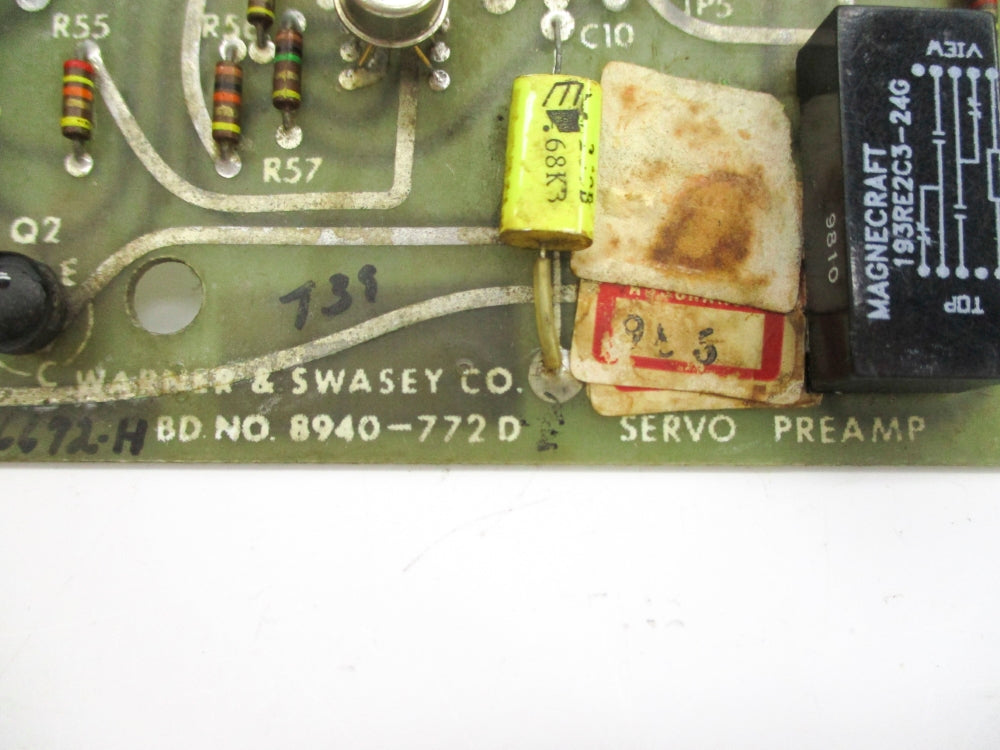 WARNER & SWASEY 8940-772D UNMP