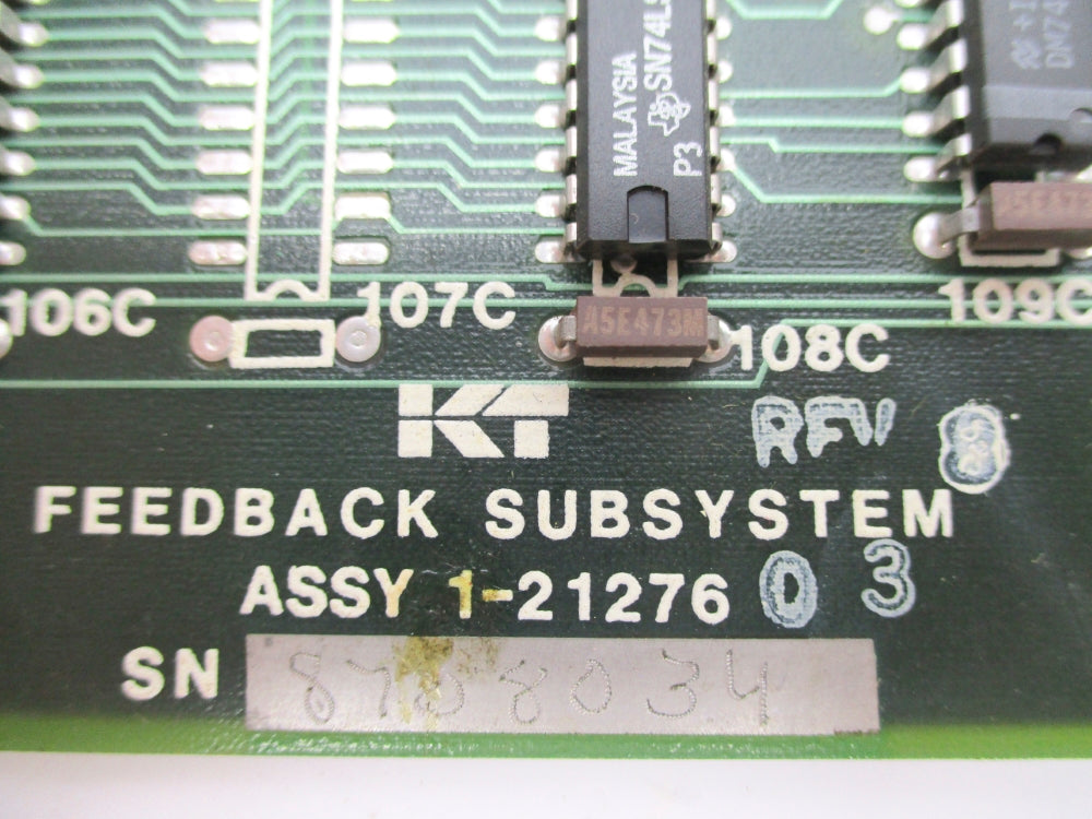 KEARNEY & TRECKER 1-21276-03 REV. 8 UNMP