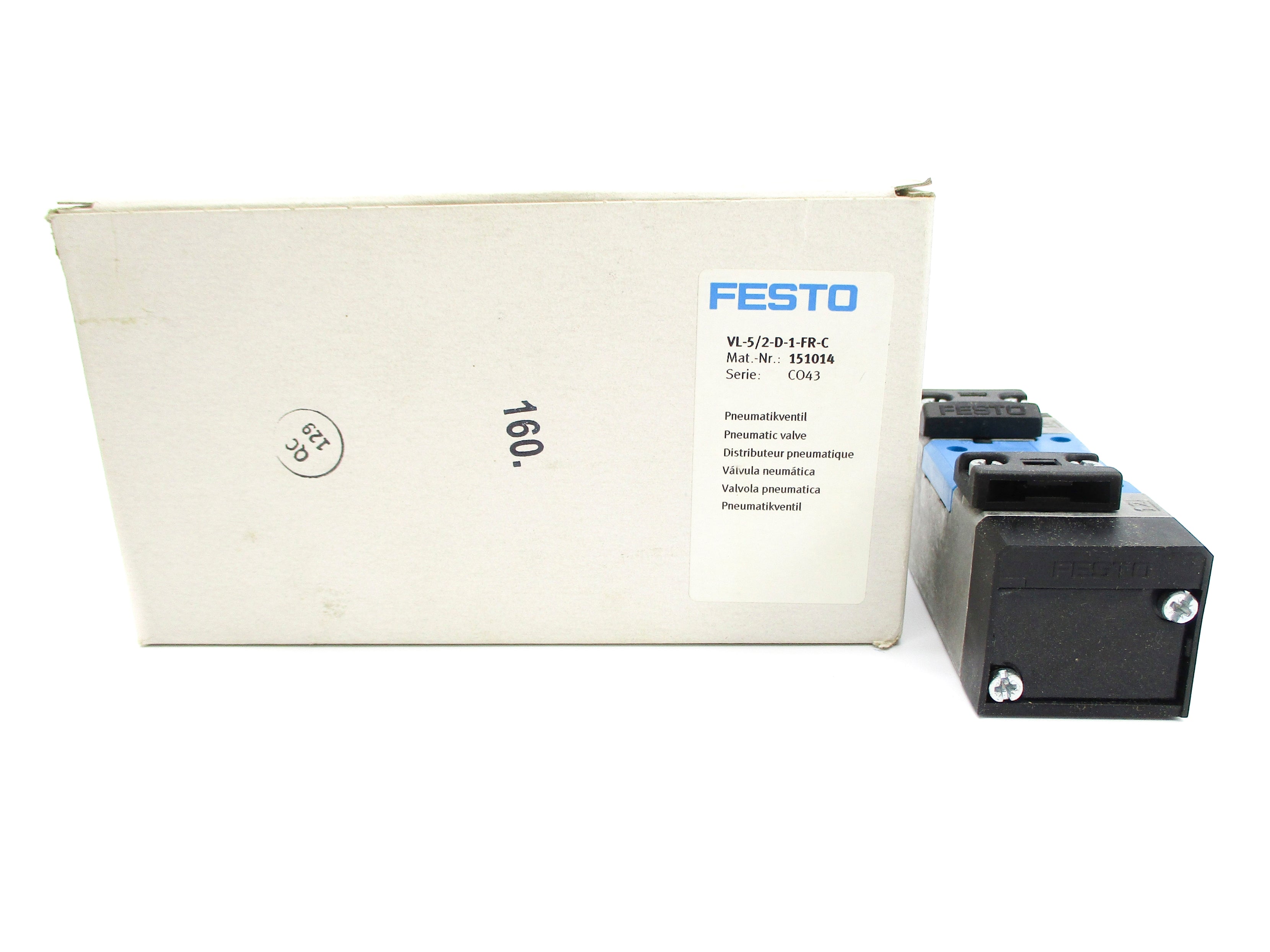 FESTO VL-5/2-D-1-FR-C 40-240PSI NSMP