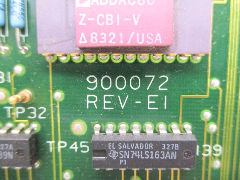 INDUSTRIAL SPARE PART 900072 REV. E1 UNMP