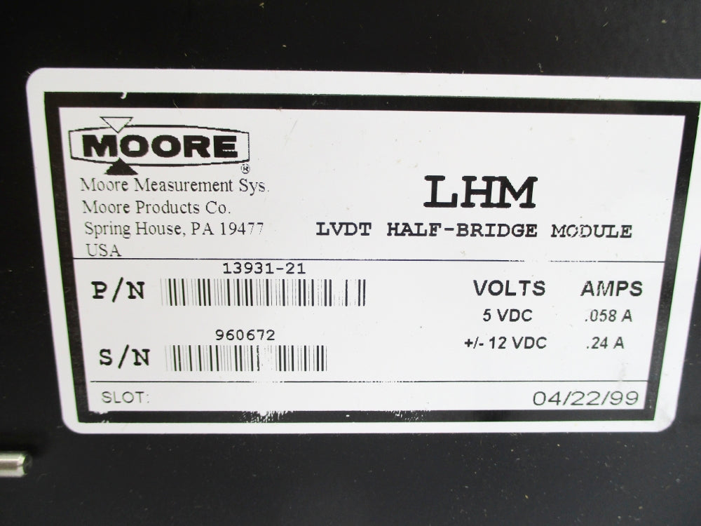 MOORE 13931-21 NSNP