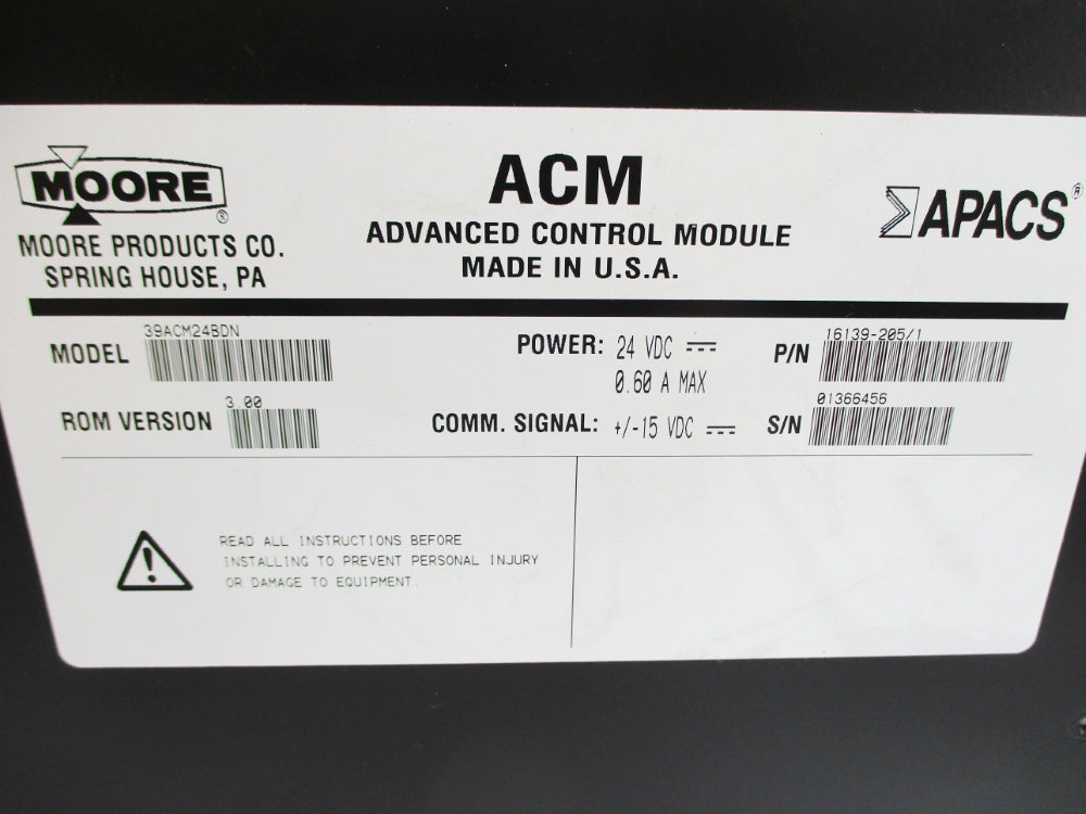MOORE 39ACM24BDN 16139-205/1 UNMP