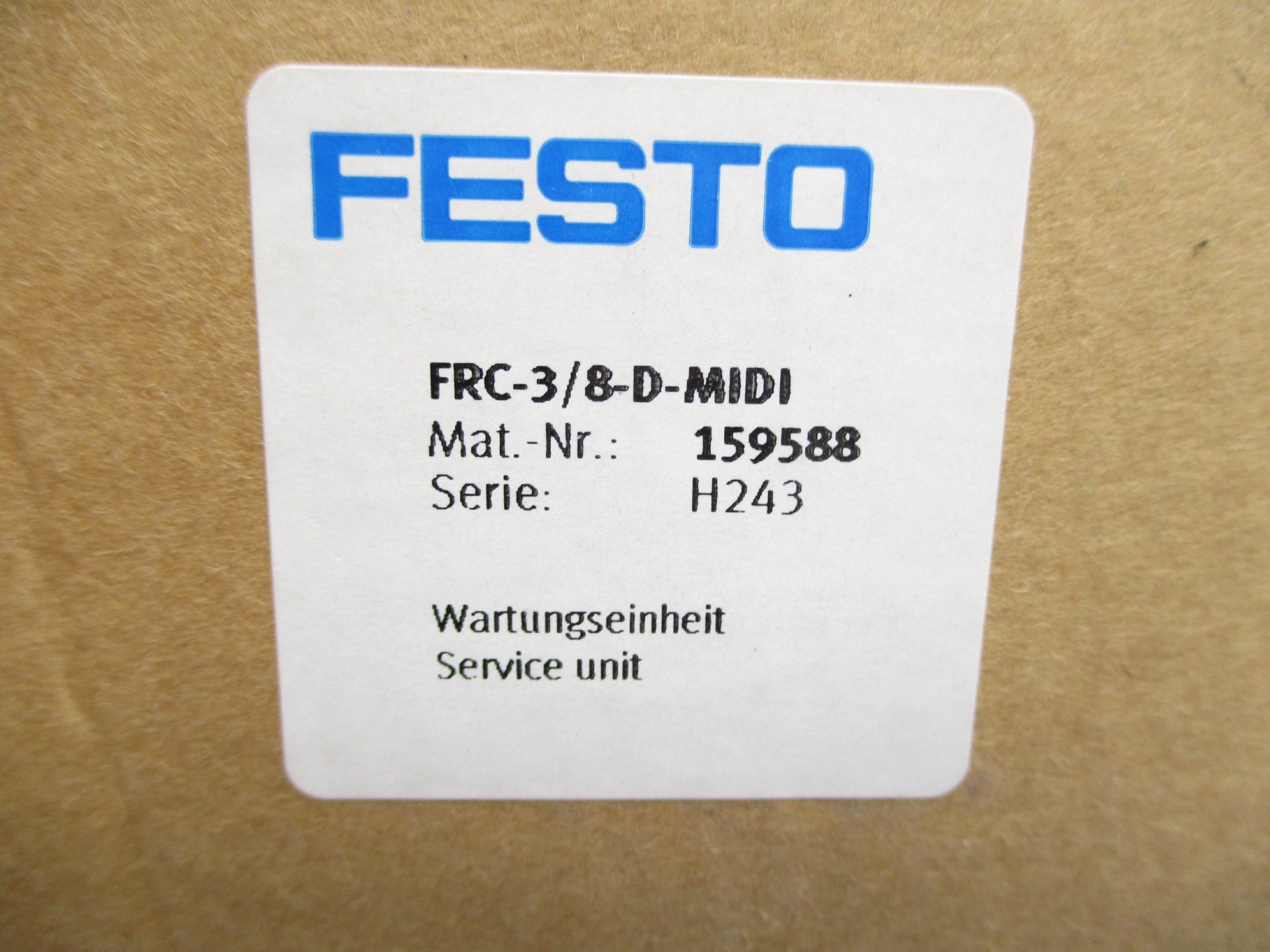 FESTO FRC-3/8-D-MIDI 180/240PSI NSMP