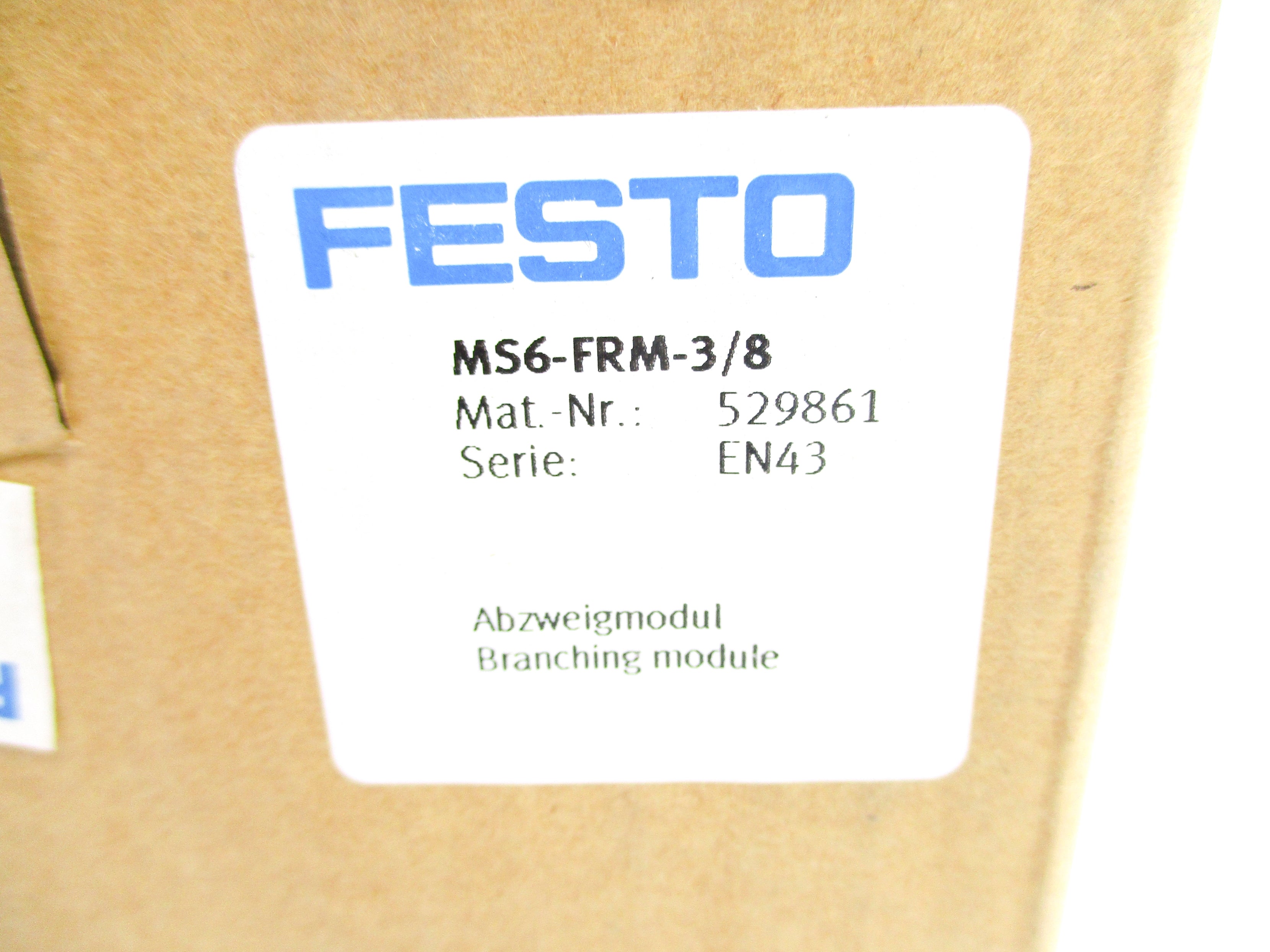 FESTO MS6-FRM-3/8 300PSI NSMP