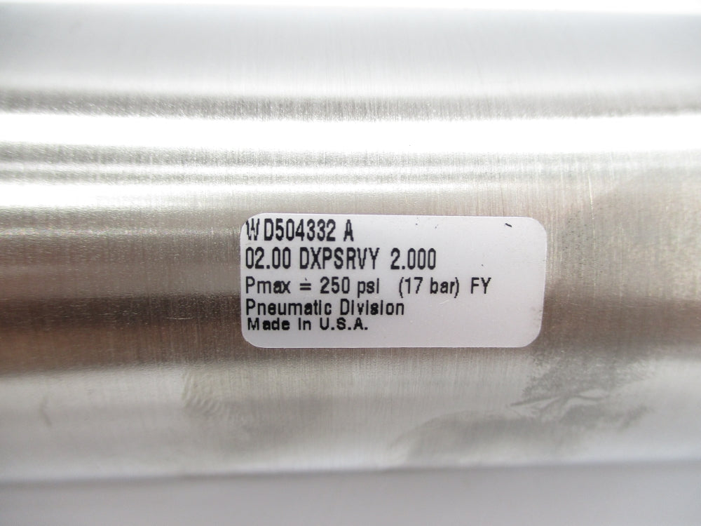 PARKER 02.00DXPSRVY2.000 250PSI NSNP