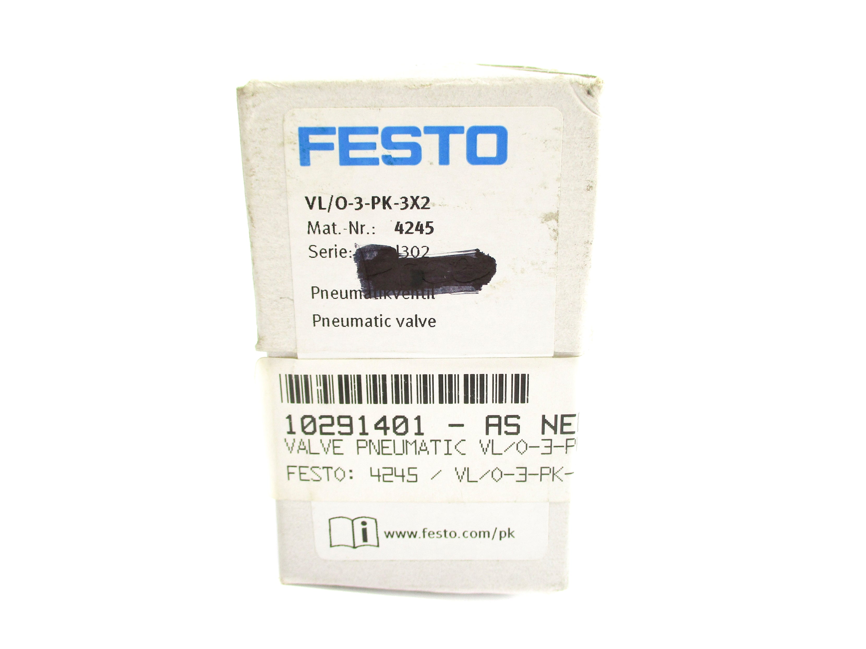 FESTO VL/O-3-PK-3X2 NSFS