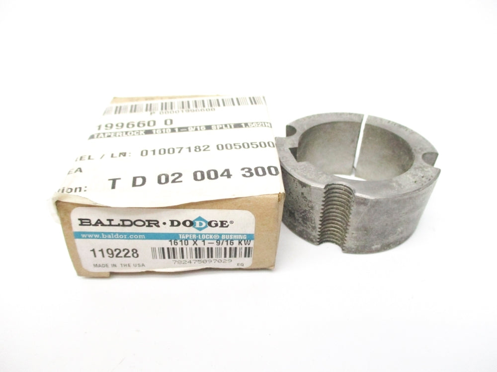 BALDOR DODGE 119228 1610X1-9/16KW NSMP