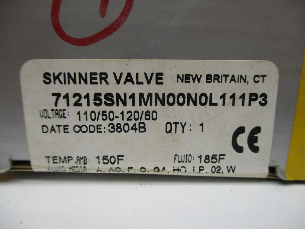 PARKER 71215SN1MN00N0L111P3 110/120V NSFS