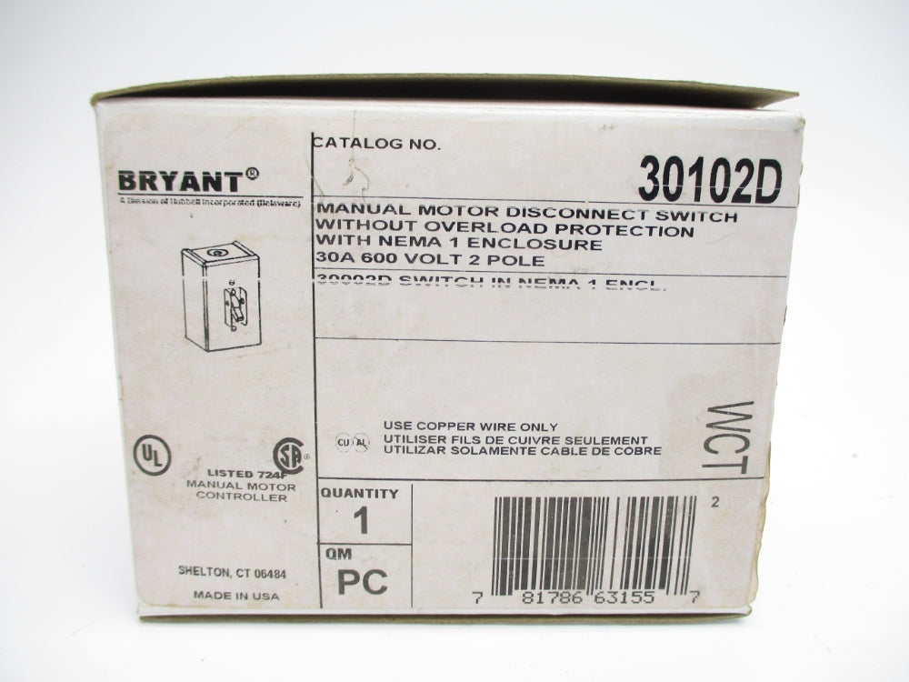 BRYANT 30102D NSMP