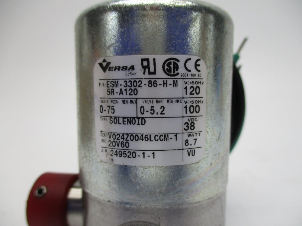 VERSA ESM-3302-86-H-M5R-A120 0-75PSIG 100/120V NSMP
