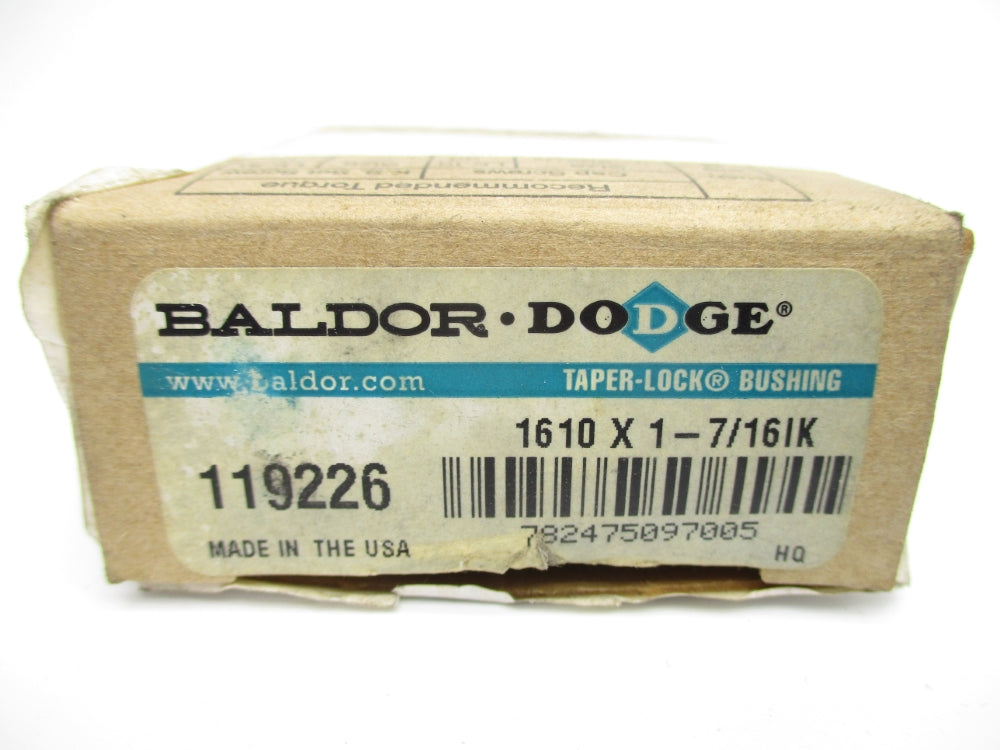 BALDOR DODGE 1610X1-7/16IK 119226 NSMP