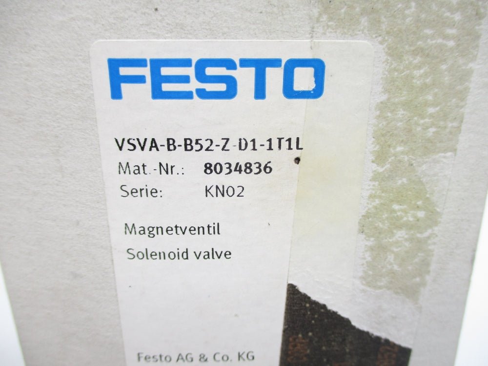 FESTO VSVA-B-B52-Z-D1-1T1L 8034836 45-145PSI 24VDC NSMP